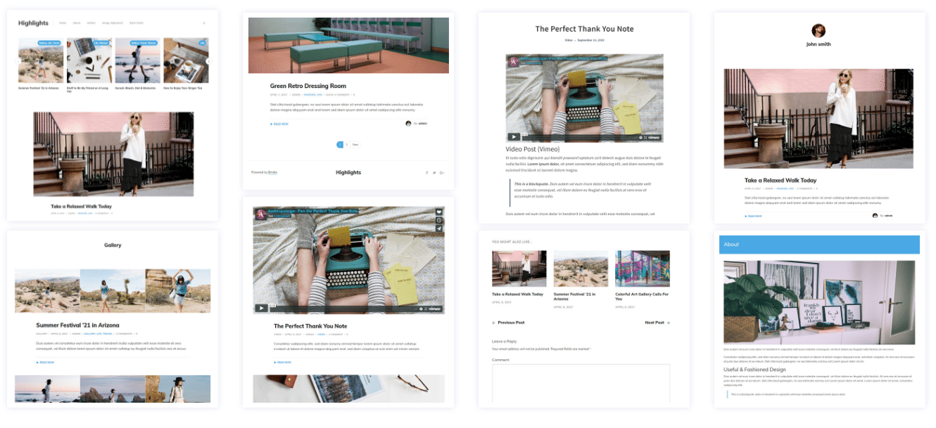 wordpress blogging theme
