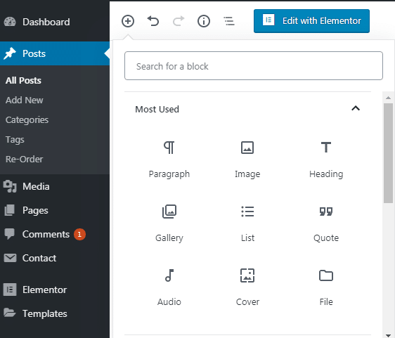 create blogging website