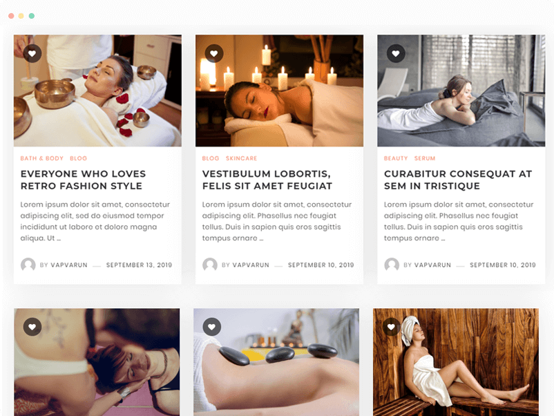 Best WordPress Spa, Salon And Wellness Theme: Bright Spa Review 2026 1 layout