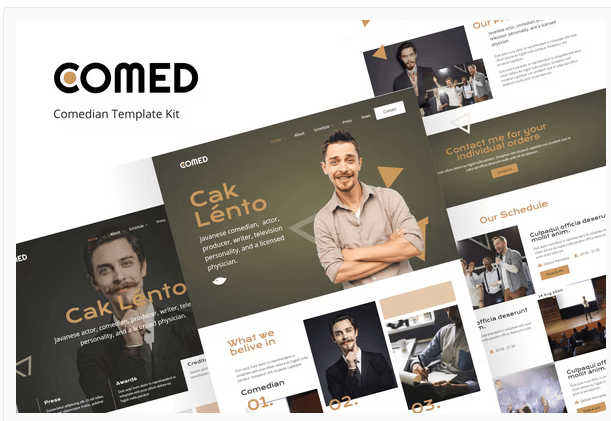 well-segmented WordPress theme