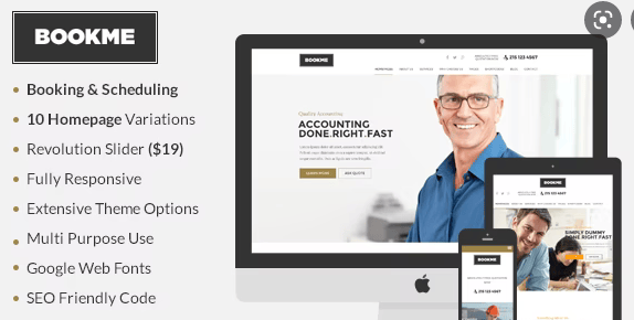 booking and schedule wp theme 2022