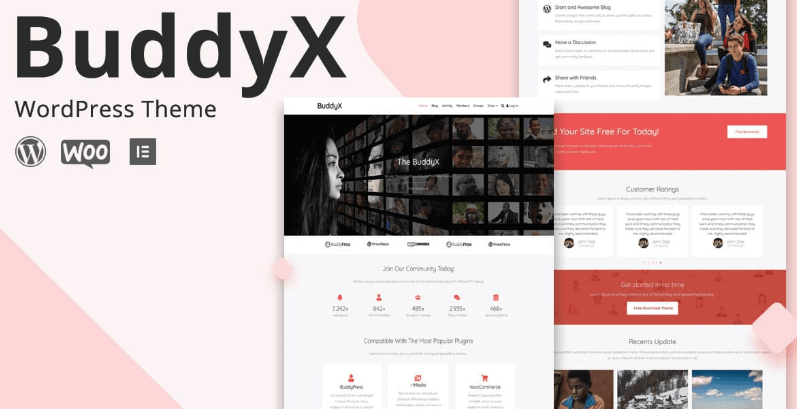 page settings theme for community