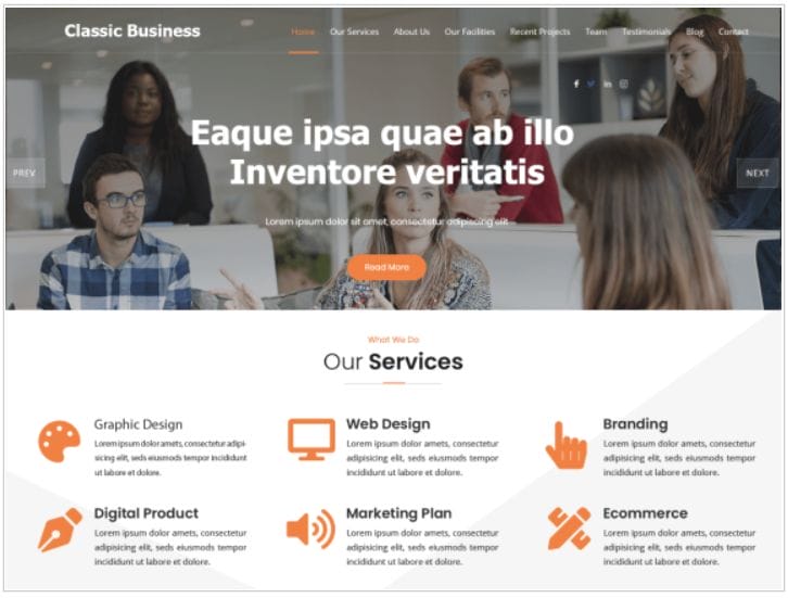 magazine & business theme