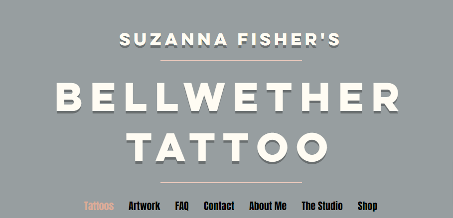 Explore the Best Tattoo Websites for Stunning Designs and Inspiration in 2026 6 Bellwether Tattoo- tattoo website design