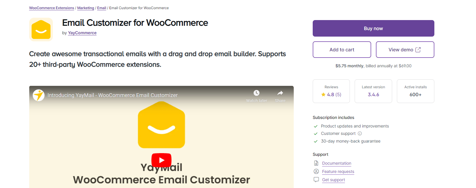 Email Customizer for WooCommerce by YayCommerce