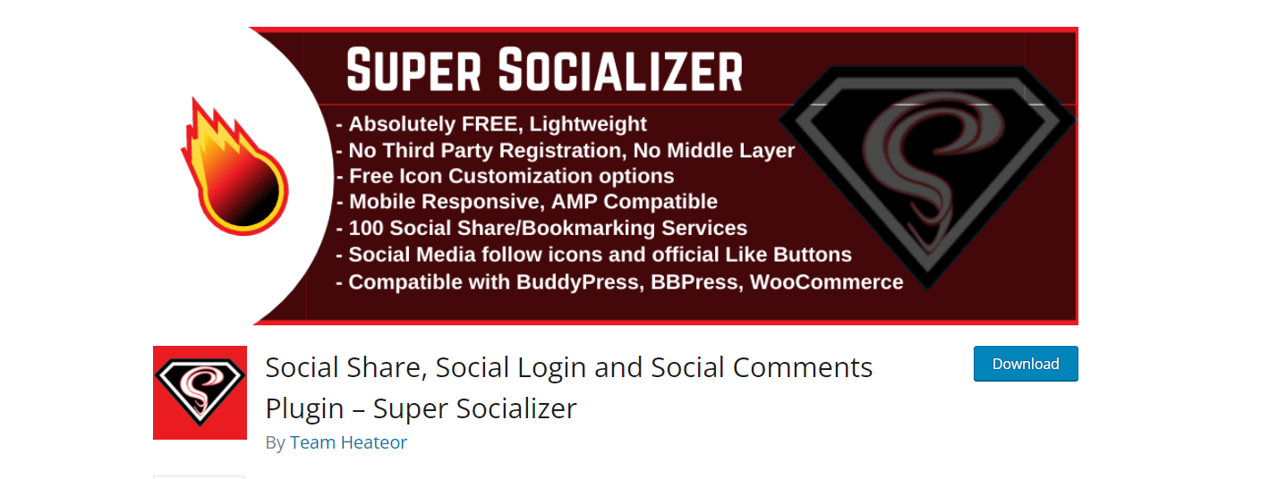 Super Socializer- WooCommerce Social Login Plugins