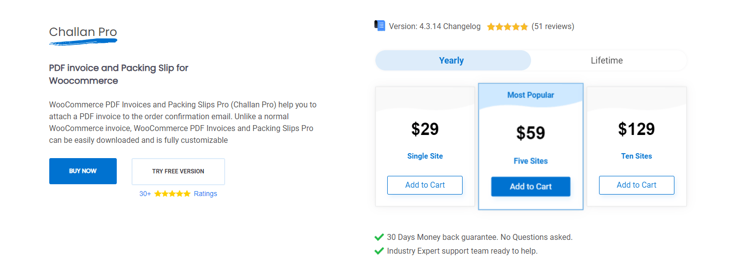 PDF invoice and Packing Slip for Woocommerce 
