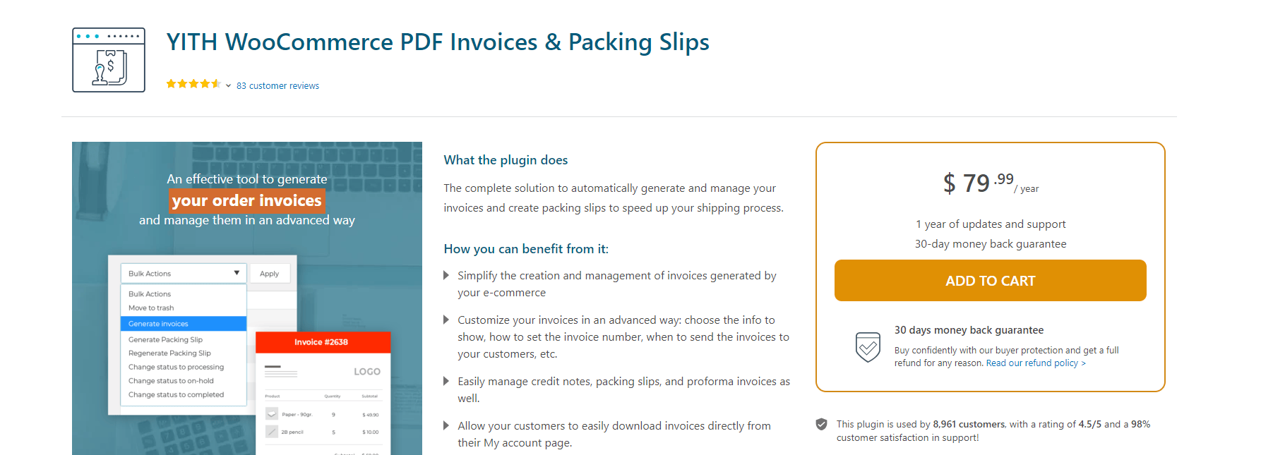 YITH WooCommerce PDF Invoices & Packing Slips