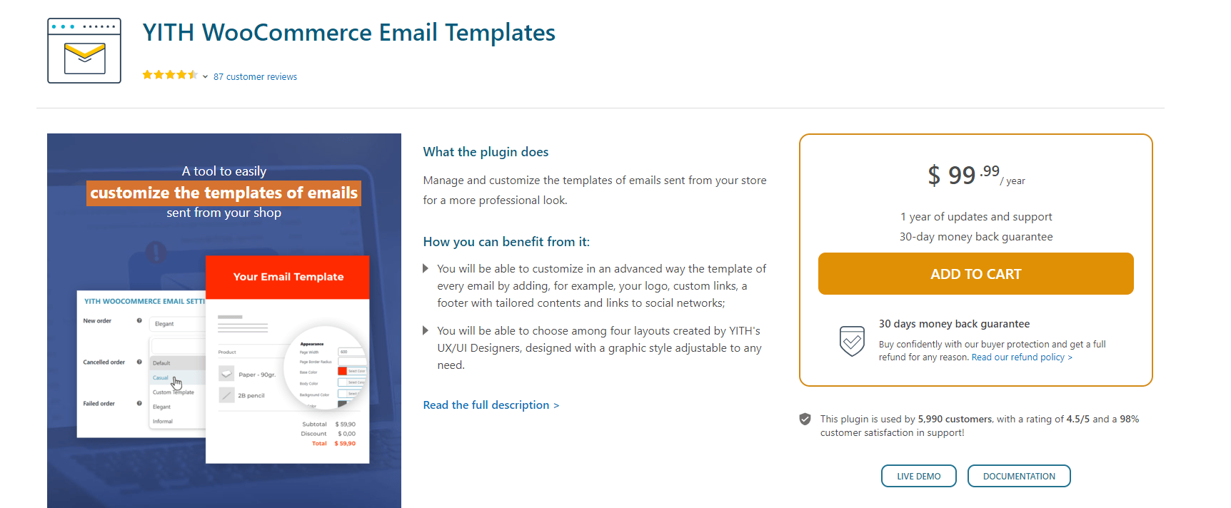 YITH WooCommerce Email Templates