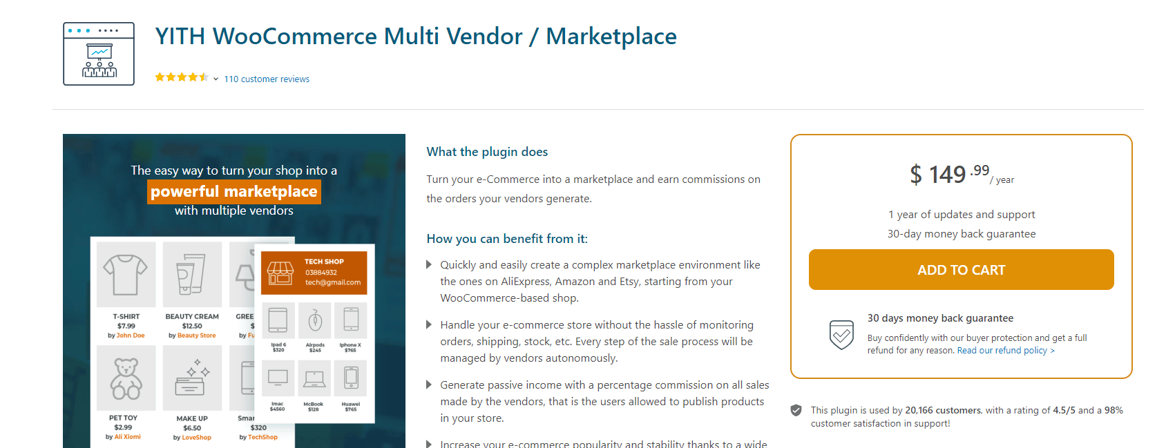 5 Best WooCommerce Multistore Plugins In 2026 3 YITH WooCommerce Multi Vendor / Marketplace